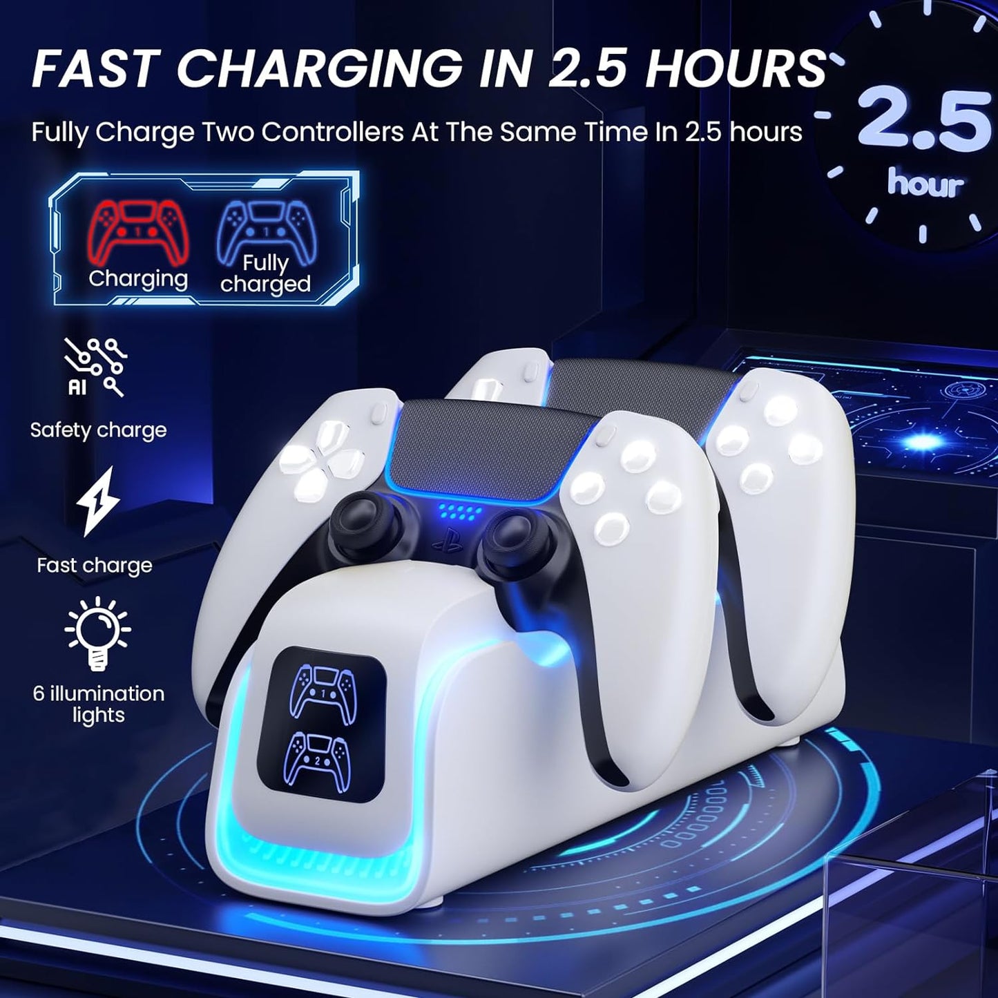 Ponkor G6-PS5 Charging Station