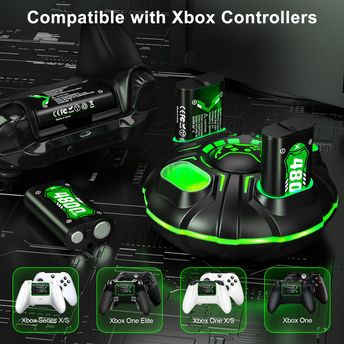 Rechargeable Batteries for Xbox Controller